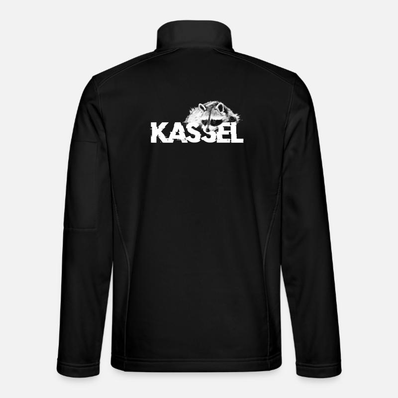 Waschbär Kassel - Unisex Softshelljacke - Schwarz