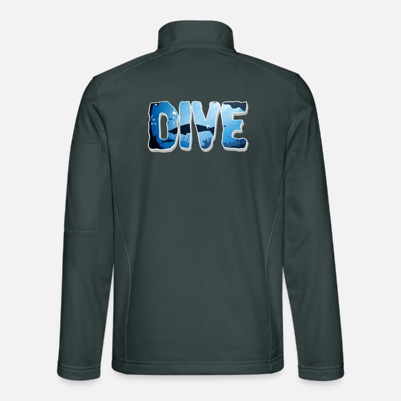 Tauchen Taucher Unisex Softshelljacke