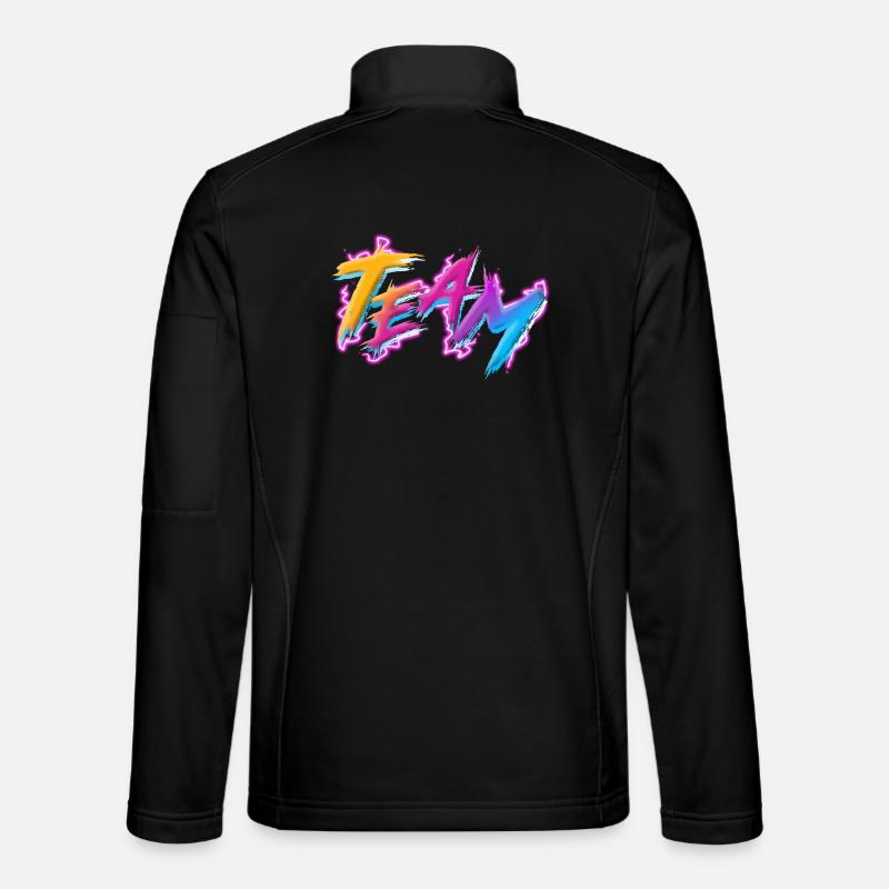 Team - Unisex Softshelljacke - Schwarz