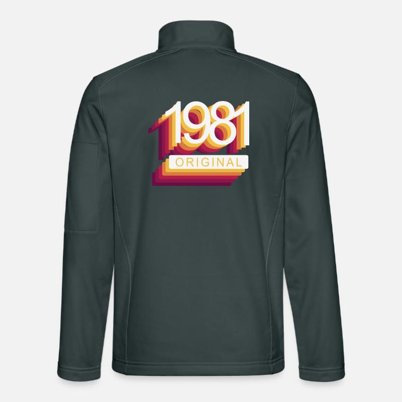 Geboren 1981 Unisex Softshelljacke