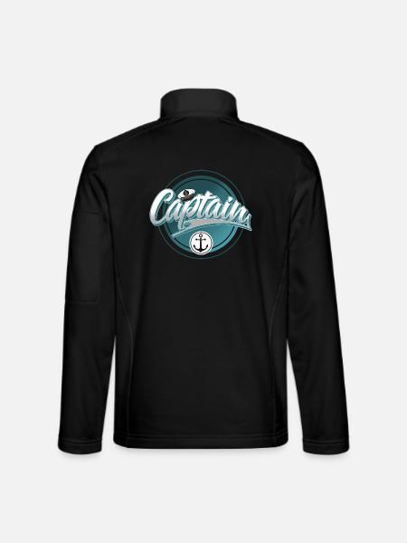 Kapitän - Unisex Softshelljacke - Schwarz