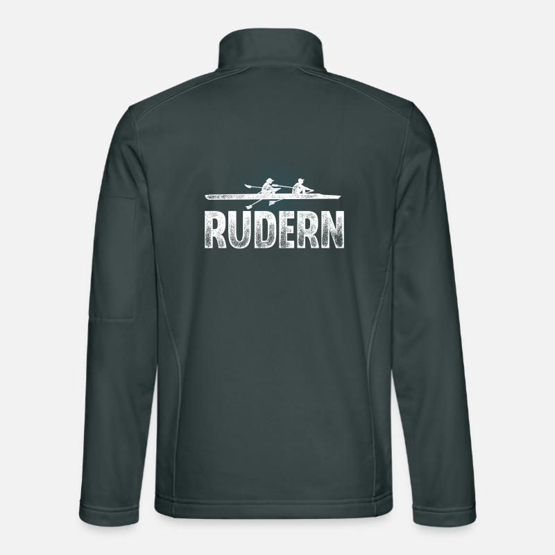 Rudern Ruderer Ruderboot Unisex Softshelljacke