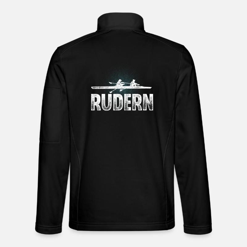 Rudern Ruderer Ruderboot Unisex Softshelljacke