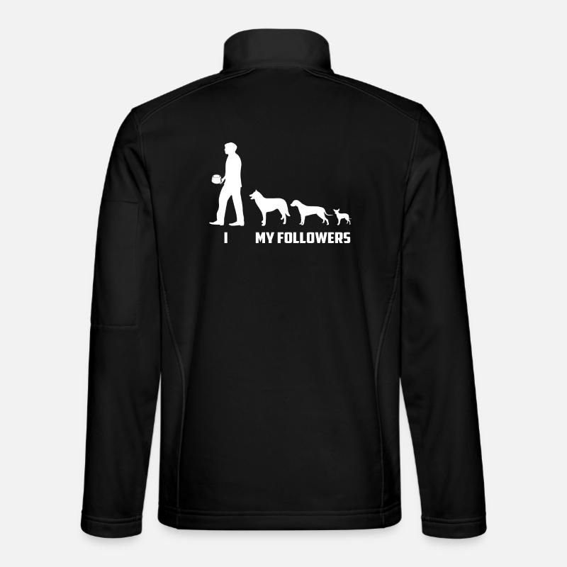Dog Followers - Unisex Softshell Jacket - black