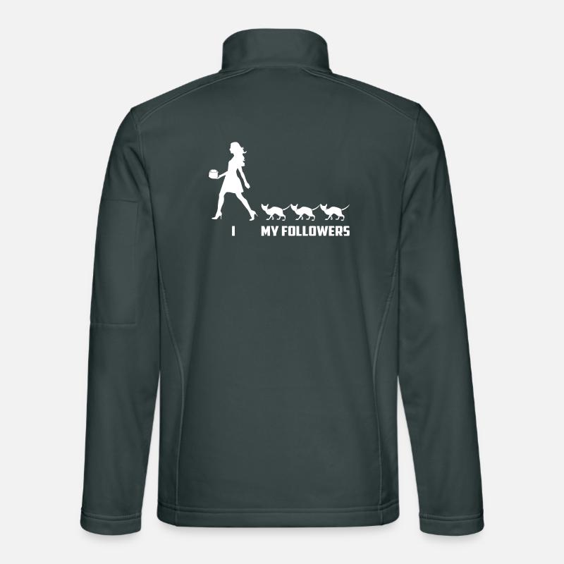 Adeptes de chats Veste en tissu softshell Unisexe