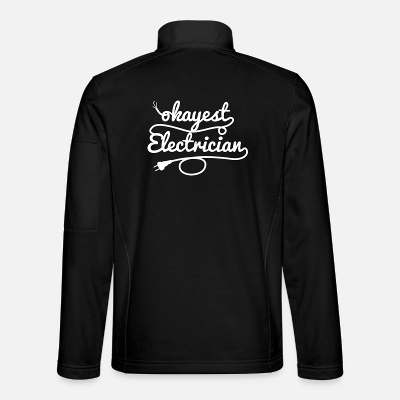 Mediocre electrician - Unisex Softshell Jacket - black