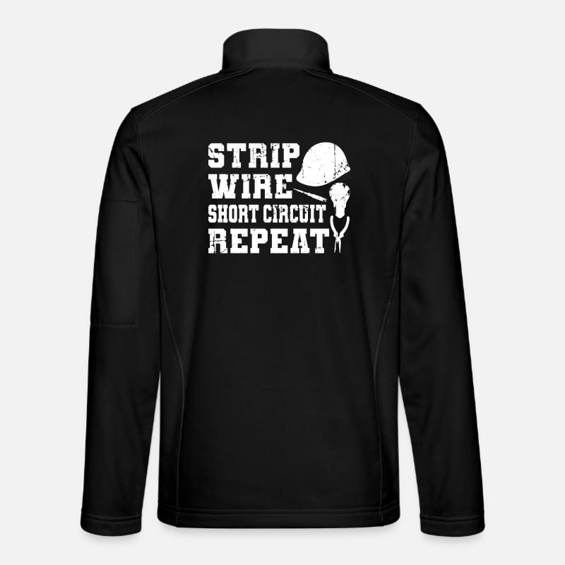 Devis d’ingénieur électricien - Veste en tissu softshell Unisexe - noir
