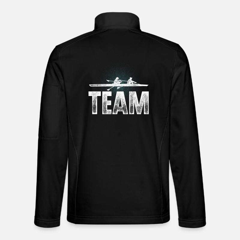 Rowing Rower Rowing Boat Team Unisex Softshell Jacket
