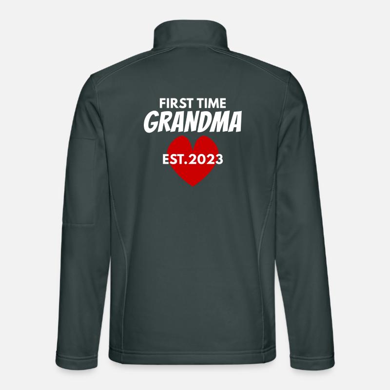 Grandma for the first time - Grandma 2023 Unisex Softshell Jacket