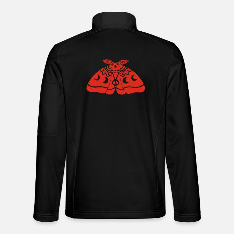 Red moth Unisex Softshell Jacket