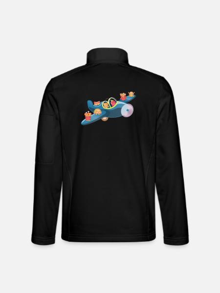 Calorie bomber - Unisex Softshell Jacket - black