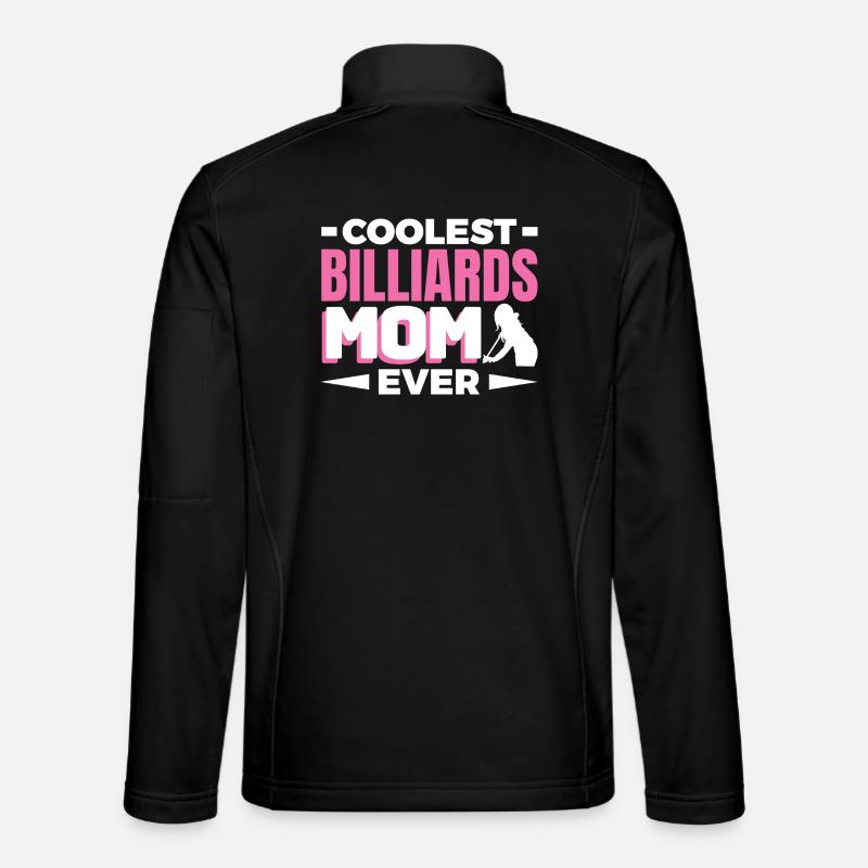 The coolest billiard mom ever - Unisex Softshell Jacket - black