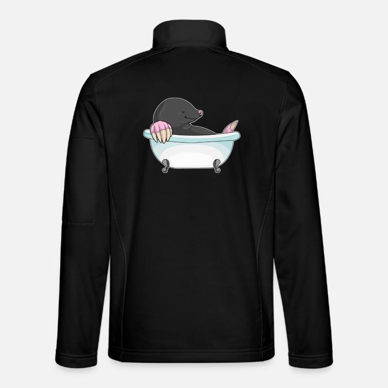 Baignoire de bain pour la taupe Veste en tissu softshell Unisexe
