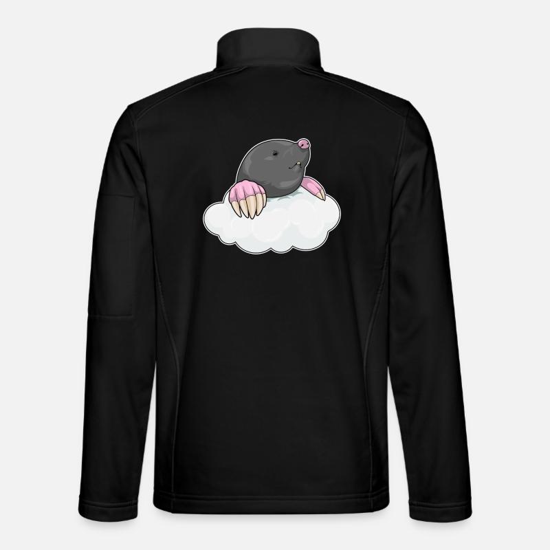 Mole clouds - Unisex Softshell Jacket - black