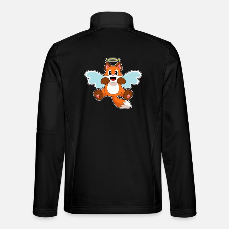 Fox Angel - Veste en tissu softshell Unisexe - noir