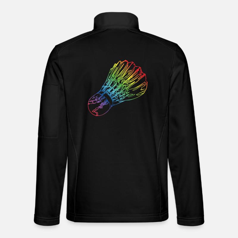 Shuttlecock - Unisex Softshell Jacket - black