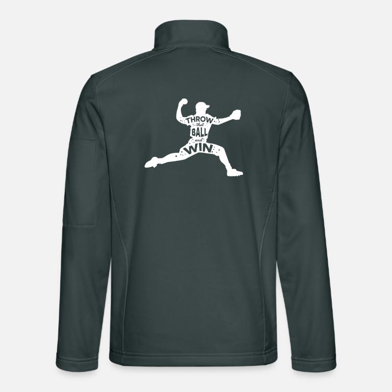 Baseball Spruch Unisex Softshelljacke