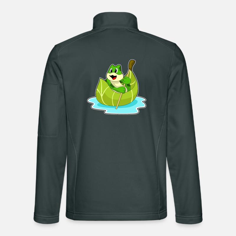 Frosch kleines Boot Unisex Softshelljacke