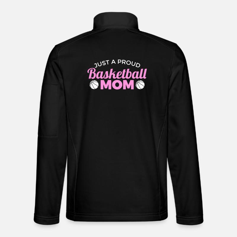 Basketball Mom - Unisex Softshell Jacket - black