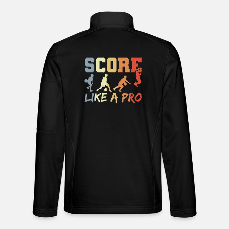 Lustiges Basketball Zitat - Unisex Softshelljacke - Schwarz
