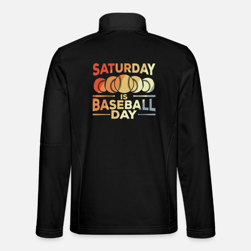 Lustiger Baseballer Spruch - Unisex Softshelljacke - Schwarz