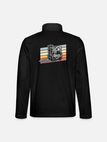 Forklift Forklift - Unisex Softshell Jacket - black