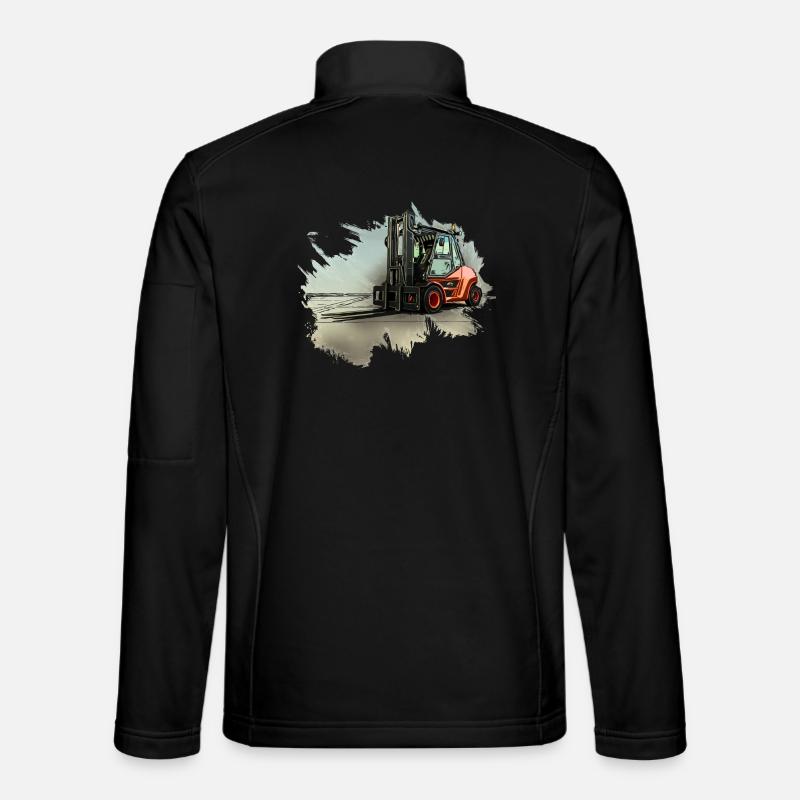 Forklift - Unisex Softshell Jacket - black