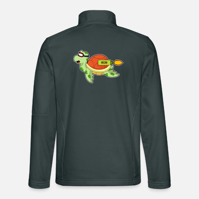 Fusée de tortue Veste en tissu softshell Unisexe
