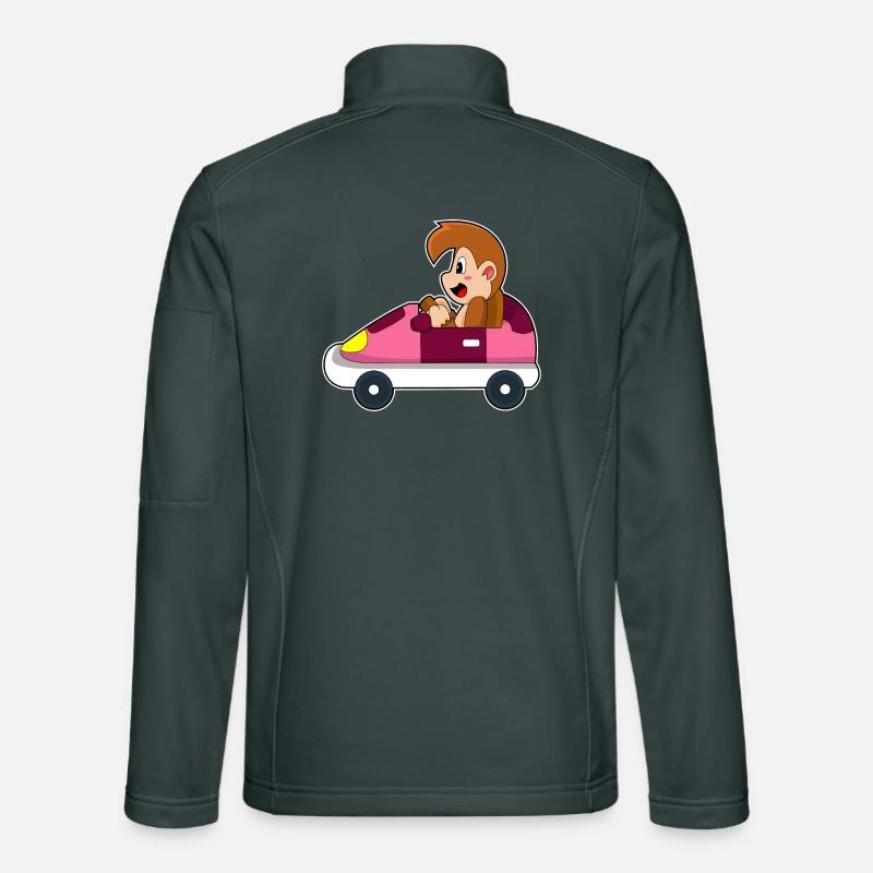 Voiture de singe Veste en tissu softshell Unisexe