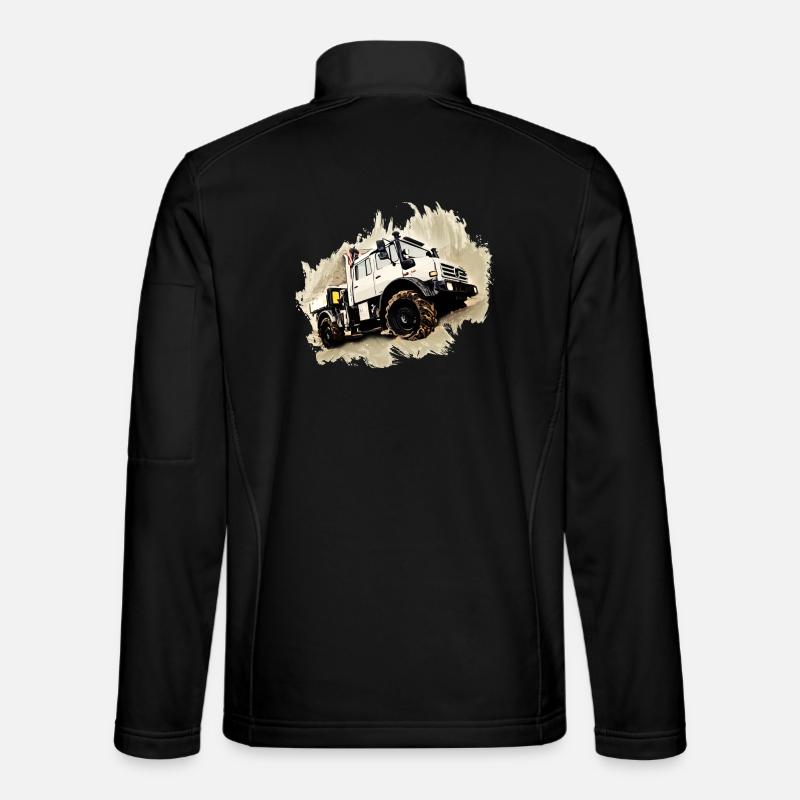 Unimog LKW - Unisex Softshelljacke - Schwarz