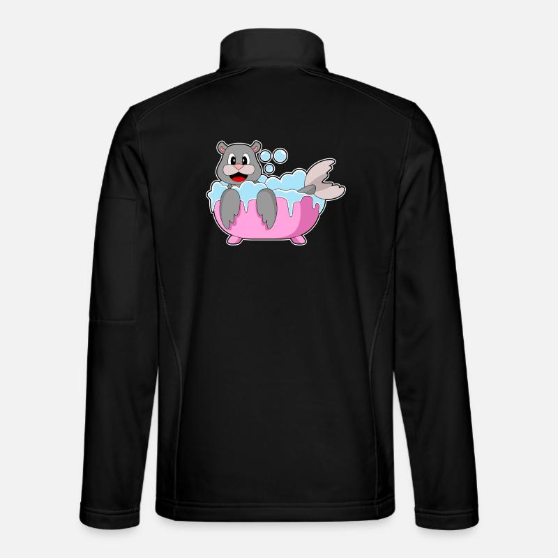 Baignoire scellée - Veste en tissu softshell Unisexe - noir