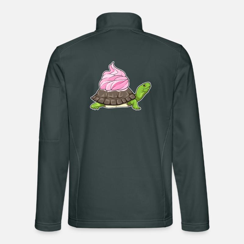 Glaçage de tortue Veste en tissu softshell Unisexe