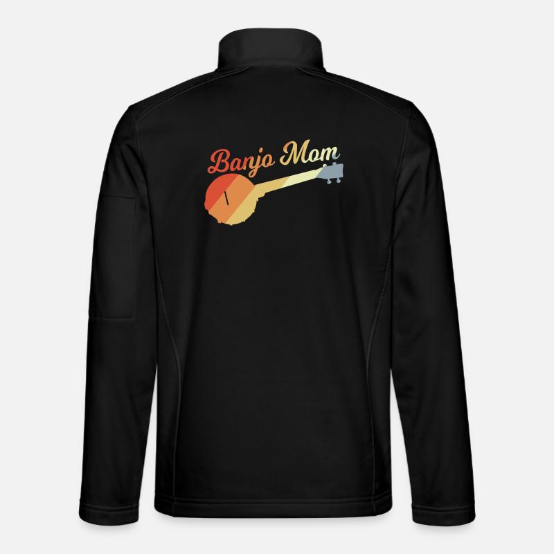 Banjo Mama - Unisex Softshell Jacket - black