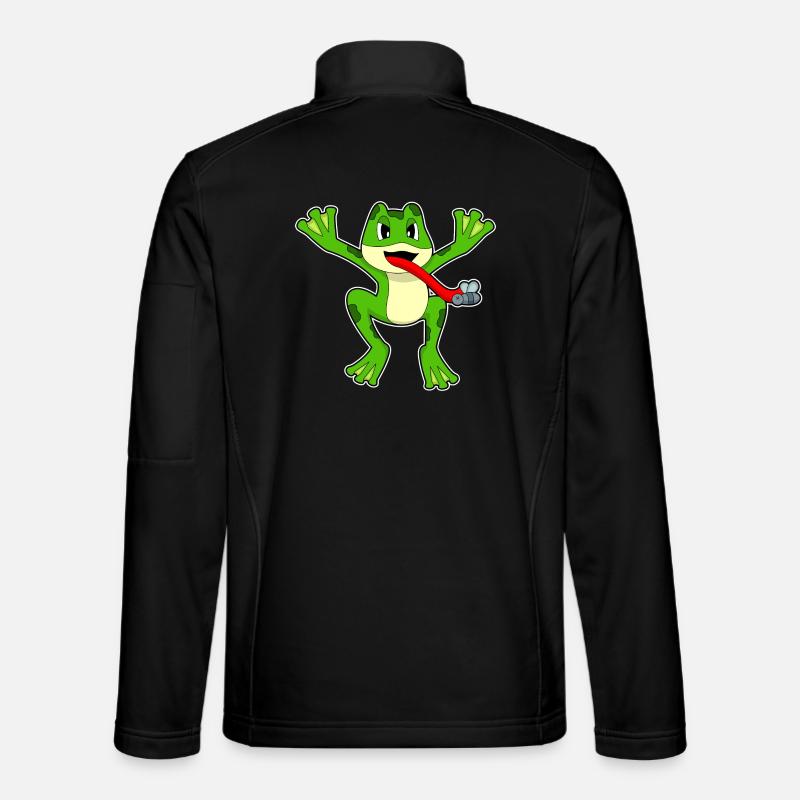 Frosch Fliege - Unisex Softshelljacke - Schwarz
