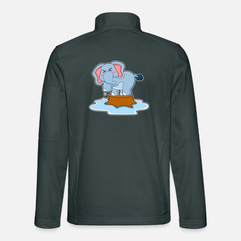 Eau d’éléphant Veste en tissu softshell Unisexe