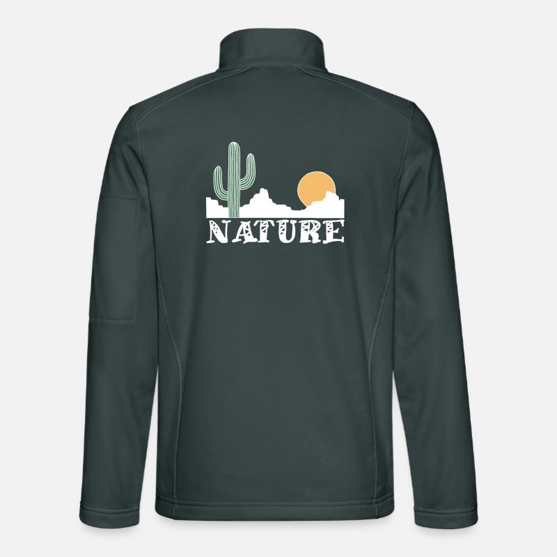 Nature and white desert Unisex Softshell Jacket
