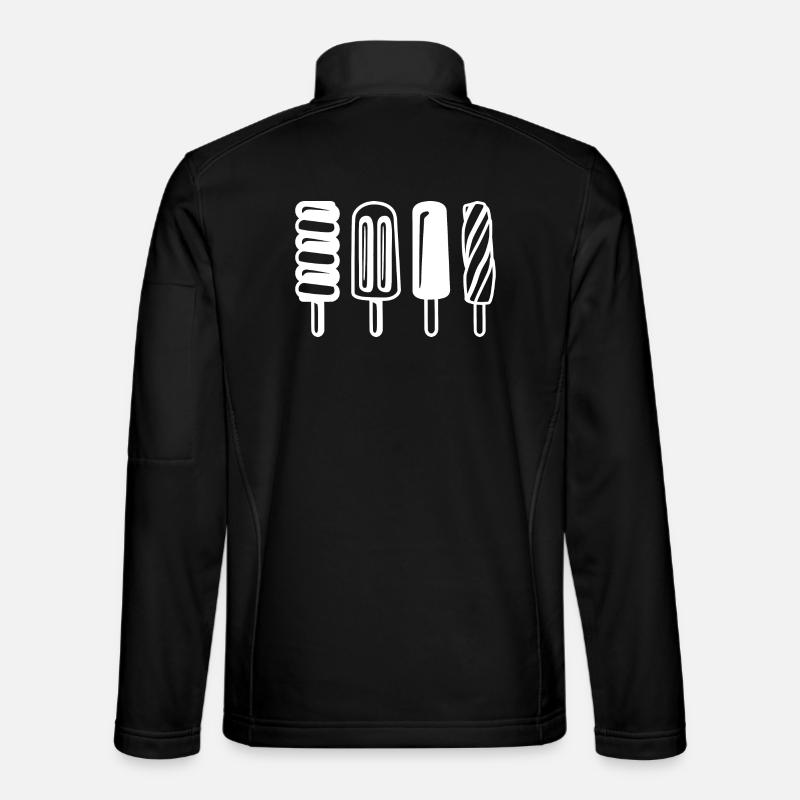 Ice lolly - Unisex Softshell Jacket - black