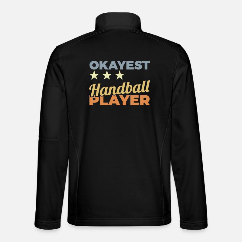 Best Handball Player - Unisex Softshell Jacket - black