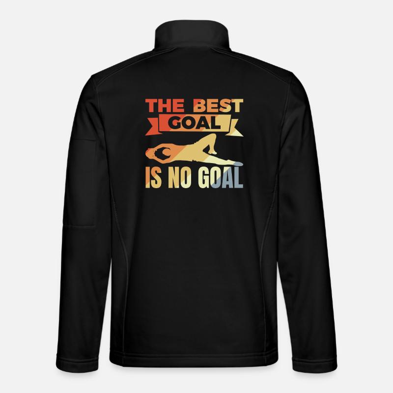 Torwart Spruch - Unisex Softshelljacke - Schwarz