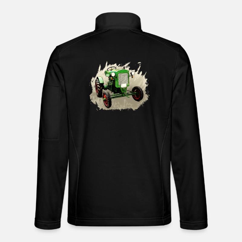Deutz F1M 414 Bauernschlepper - Unisex Softshelljacke - Schwarz