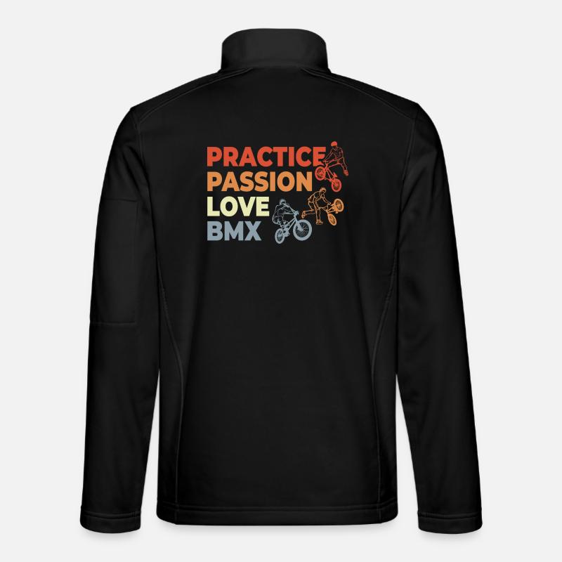 BMX Motivation - Unisex Softshelljacke - Schwarz