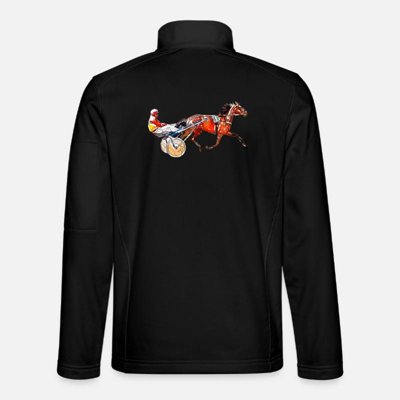 Course de trot Veste en tissu softshell Unisexe