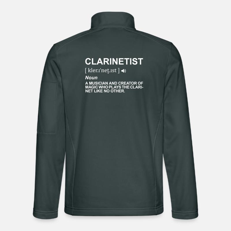 Clarinet player definition Unisex Softshell Jacket