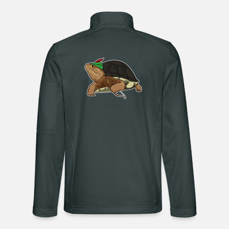 Schildkröte Bogenschütze Bogen Unisex Softshelljacke
