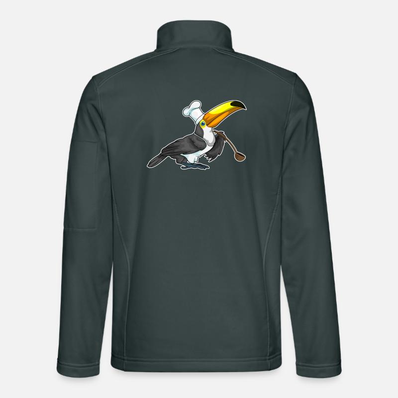 Toucan Chef Cooking Spoon Cooking Unisex Softshell Jacket
