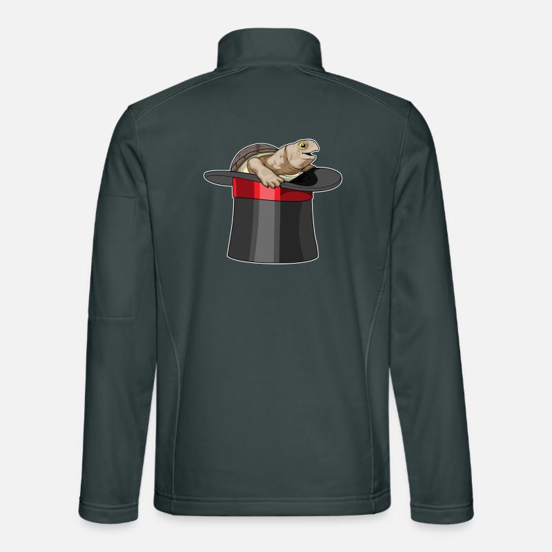 Turtle Wizard Cylinder Unisex Softshell Jacket