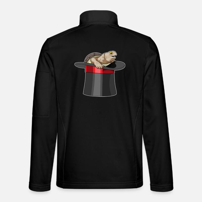 Cylindre Turtle Wizard - Veste en tissu softshell Unisexe - noir