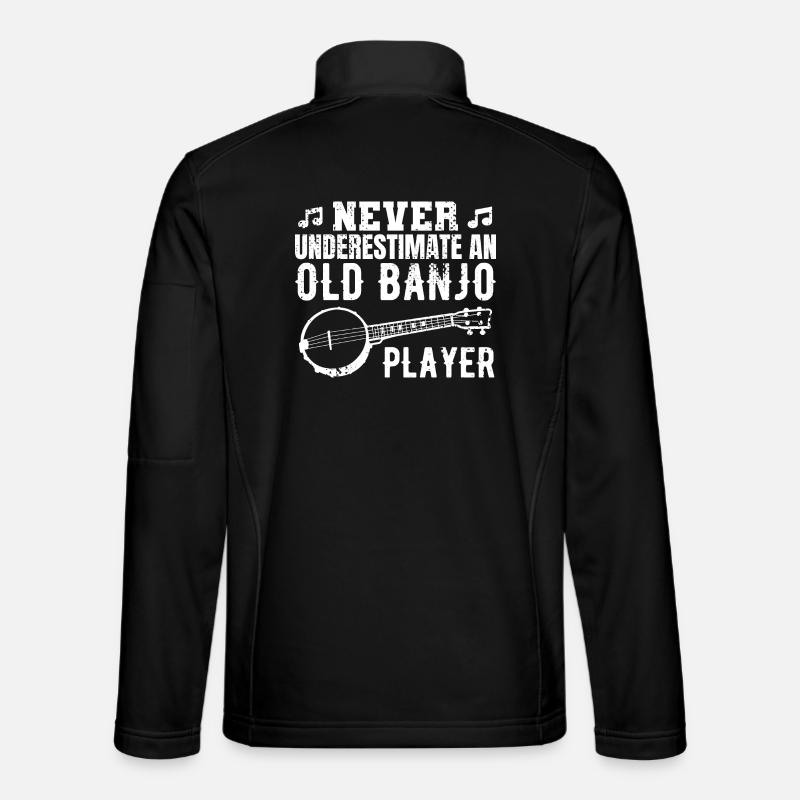 Banjo Grandfather - Unisex Softshell Jacket - black