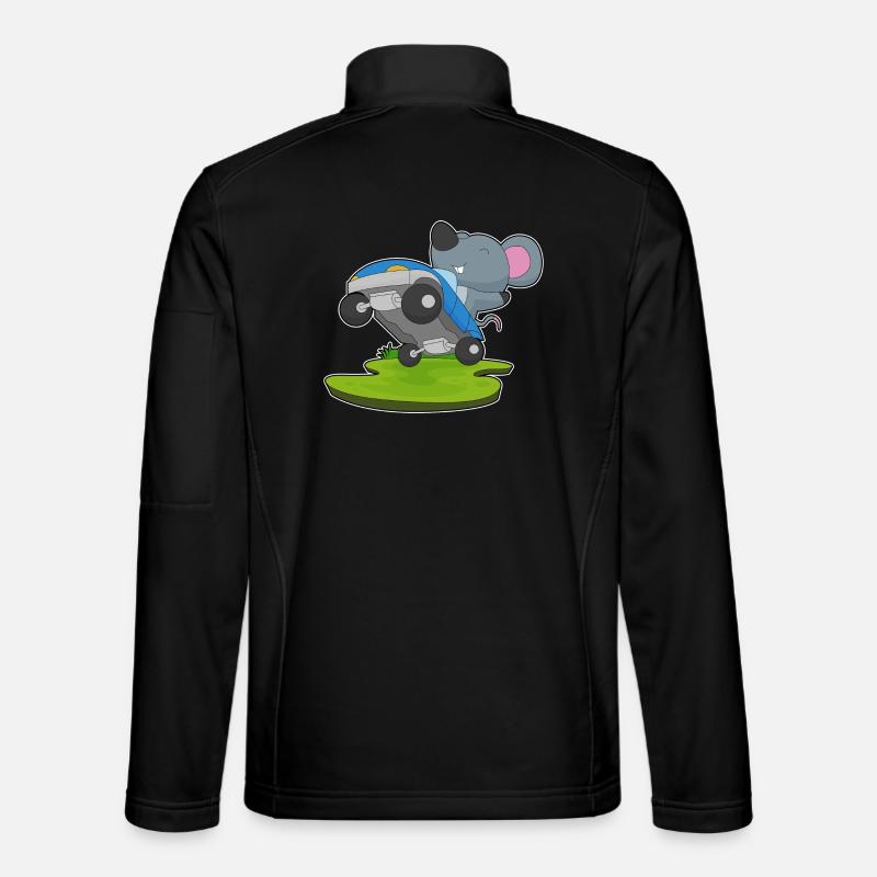 Souris automatique - Veste en tissu softshell Unisexe - noir