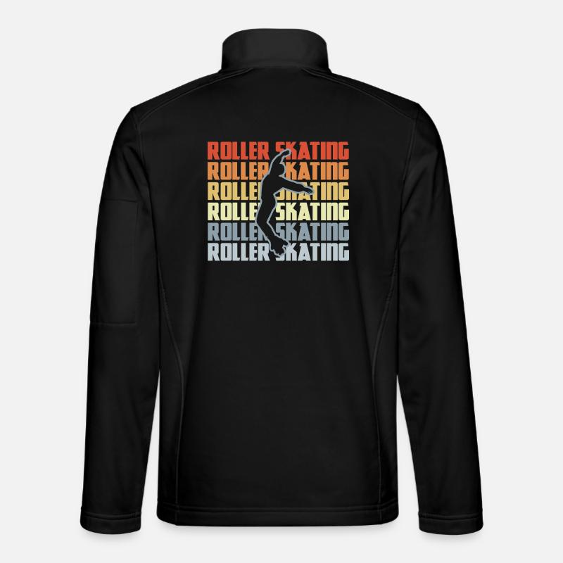 Roller Skating Disco - Unisex Softshell Jacket - black
